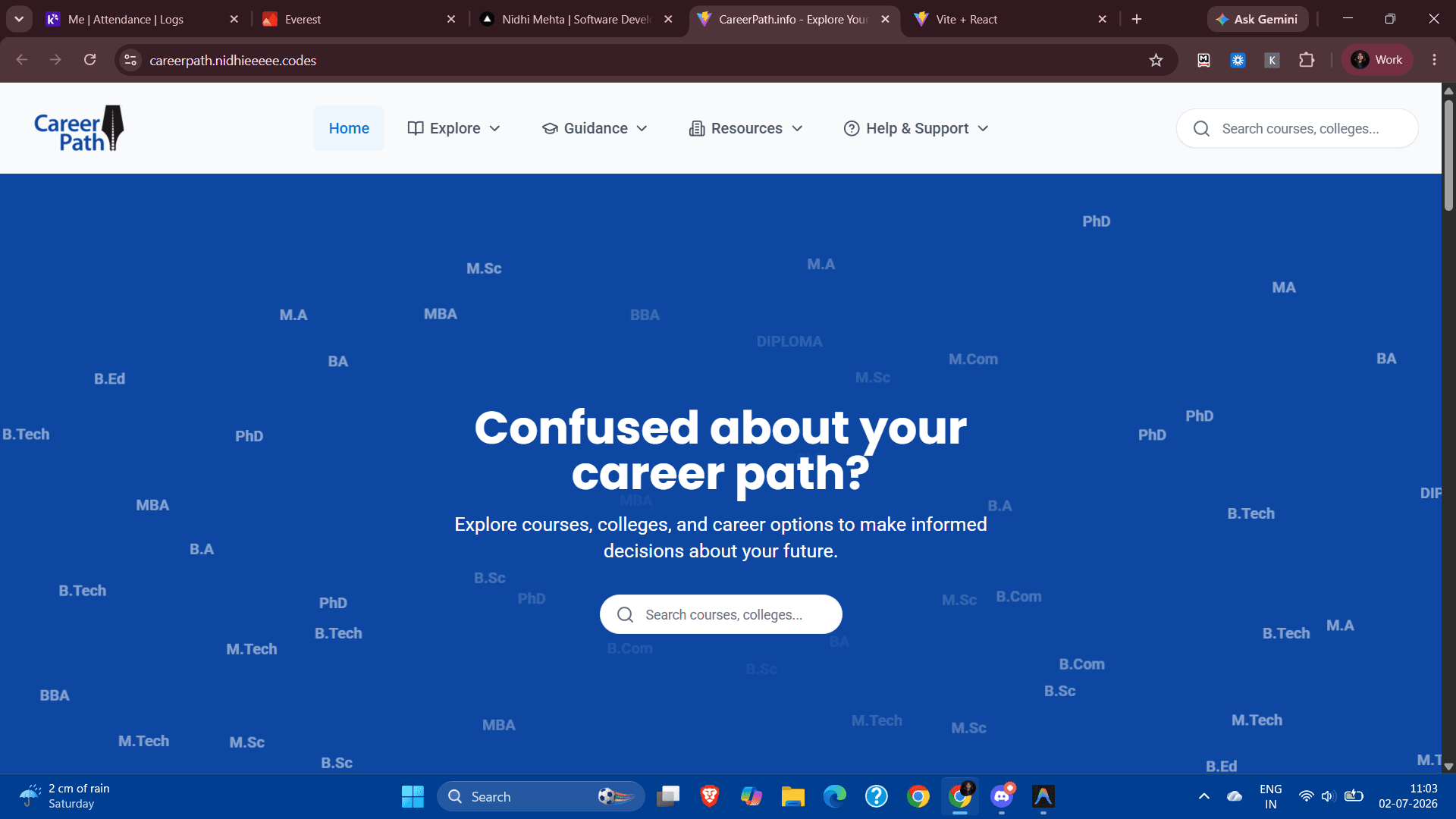 CareerPath – Student Counselling Platform